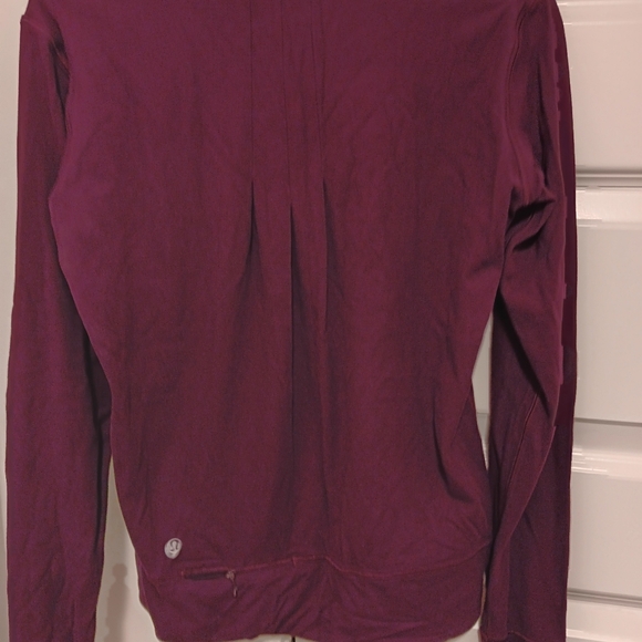 Lululemon active fitness purple sweater top - Picture 2 of 3